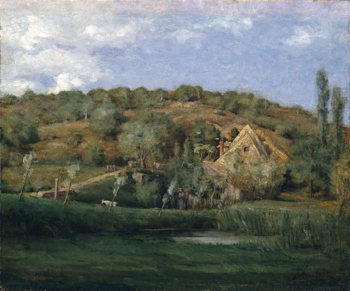 julian alden weir A French Homestead china oil painting image